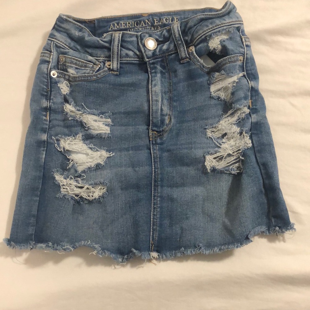 American Eagle Jean Skirt Size 0